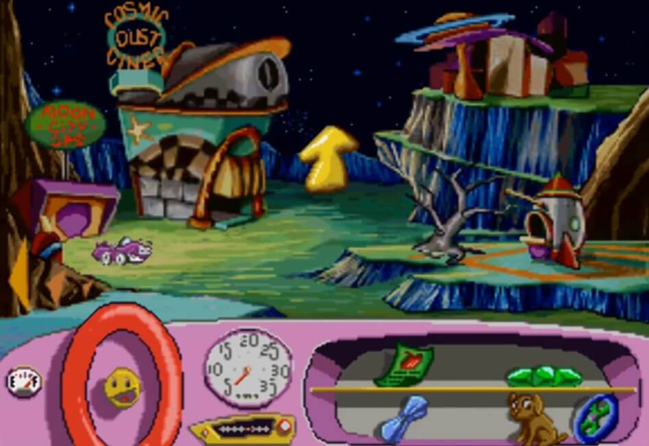 Putt-Putt Goes to the Moon - геймплей игры Panasonic 3do